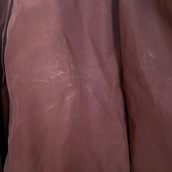 A&F Burgundy Bomber Jacket - Picture 6 of 8